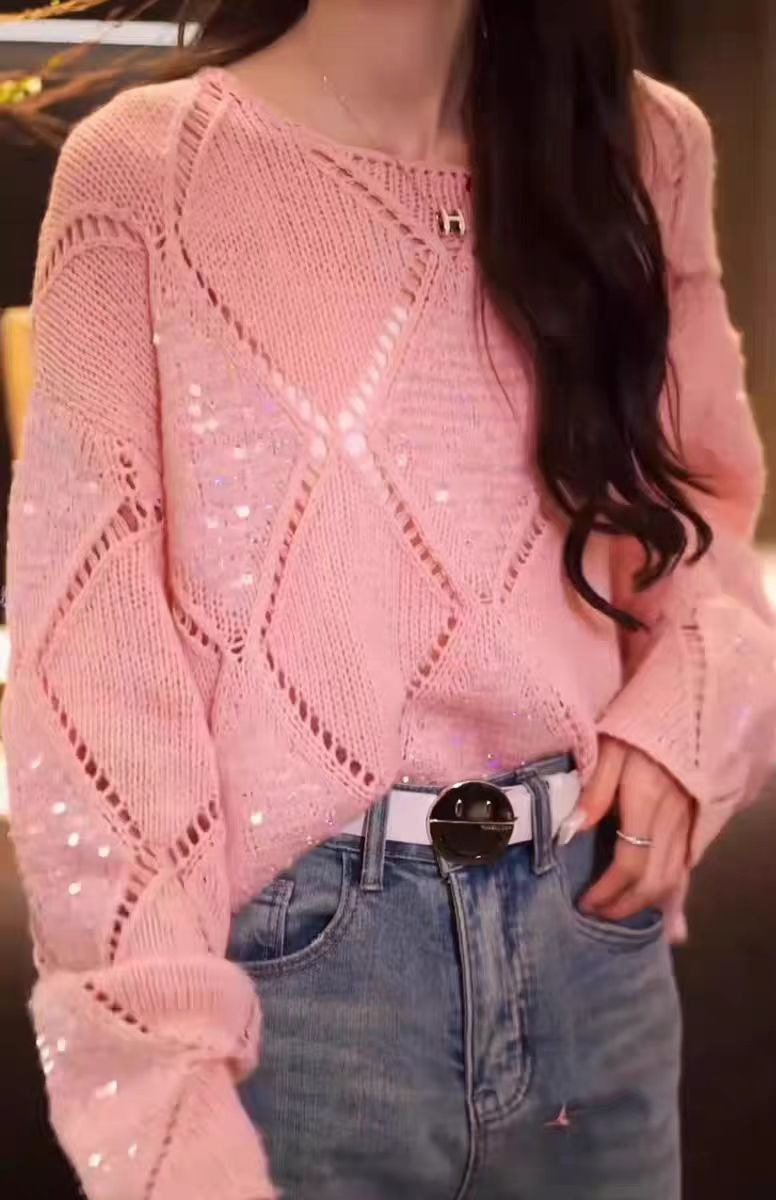 Crochet Top Boho - المرأة بوهو شيك كم طويل سترة