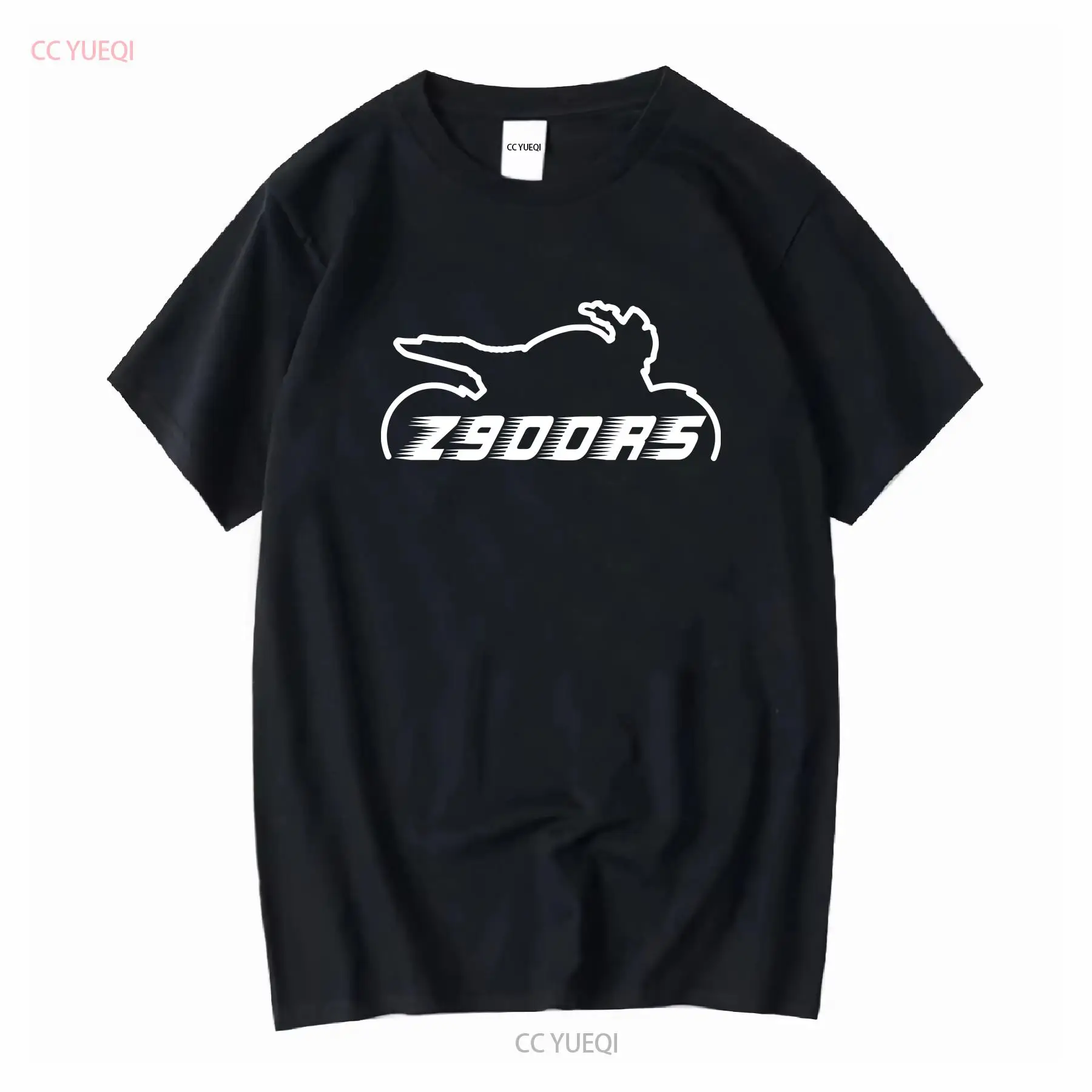 Vintage Fashion Logo - Z900RS سرعة شعار تي شيرت طويل
