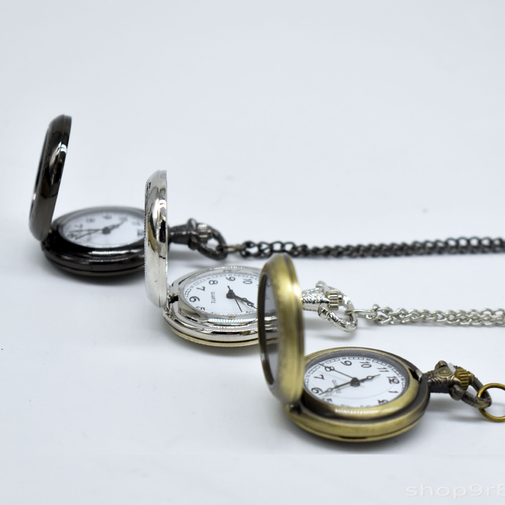 قلادة ساعة جيب معدنية عتيقة مخ - مراجعة Vintage Fashion Necklace وسعره