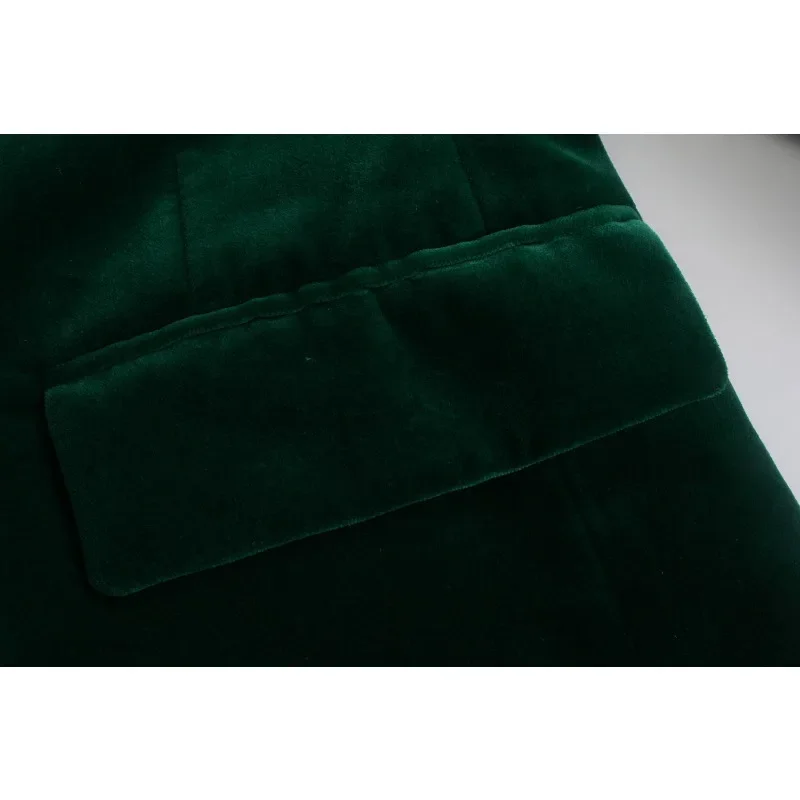 سترة نسائية مخملية أنيقة موضة  - مراجعة Velvet Blazer Vintage وسعره
