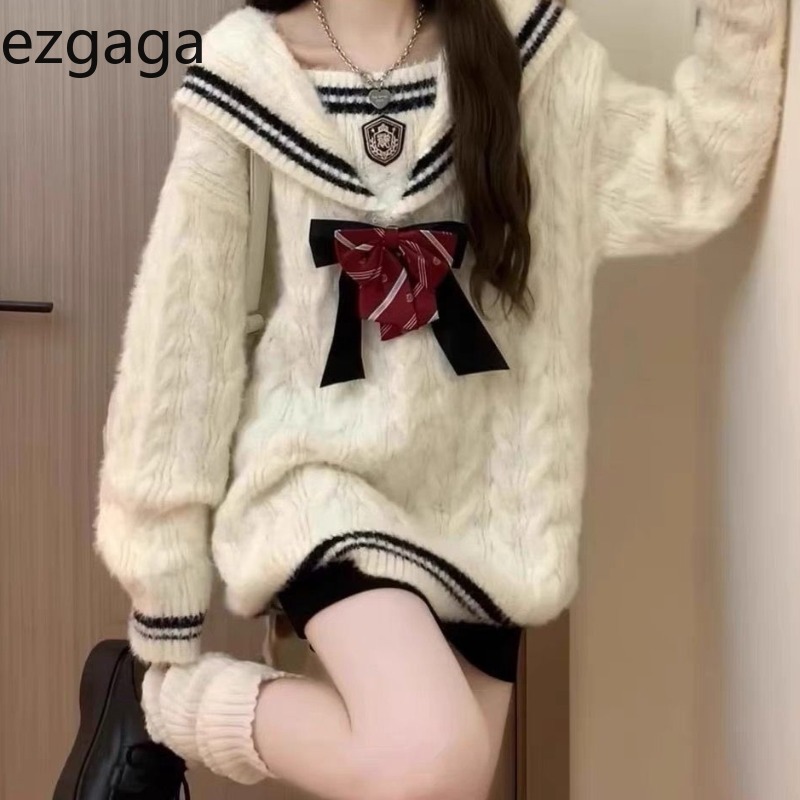 Ezgaga محبوك سترة المرأة نمط P - مراجعة Vintage Fashion Style Female وسعره