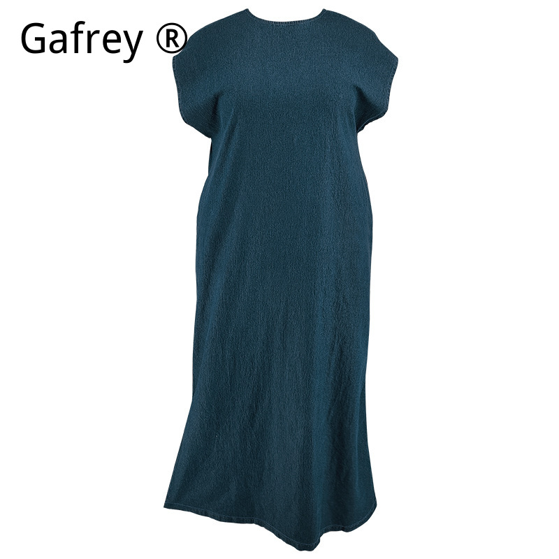 فستان جينز طويل للنساء مقاس كب - مراجعة Vintage Fashion Outfit وسعره