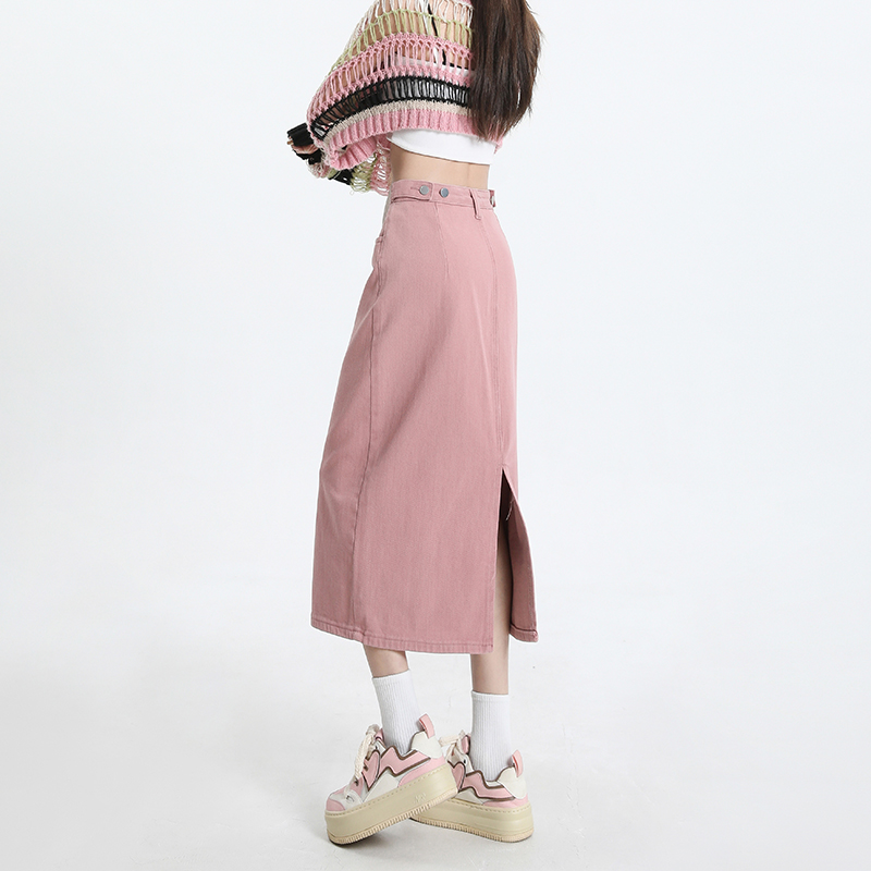 تنانير طويلة من الجينز باللون  - مراجعة Denim Skirt Midi Vintage وسعره