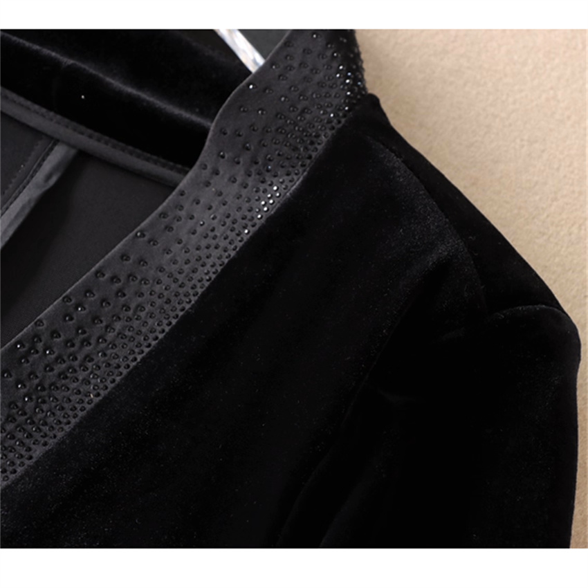 الخريف الشتاء حجم كبير Vintage - مراجعة Velvet Blazer Vintage وسعره