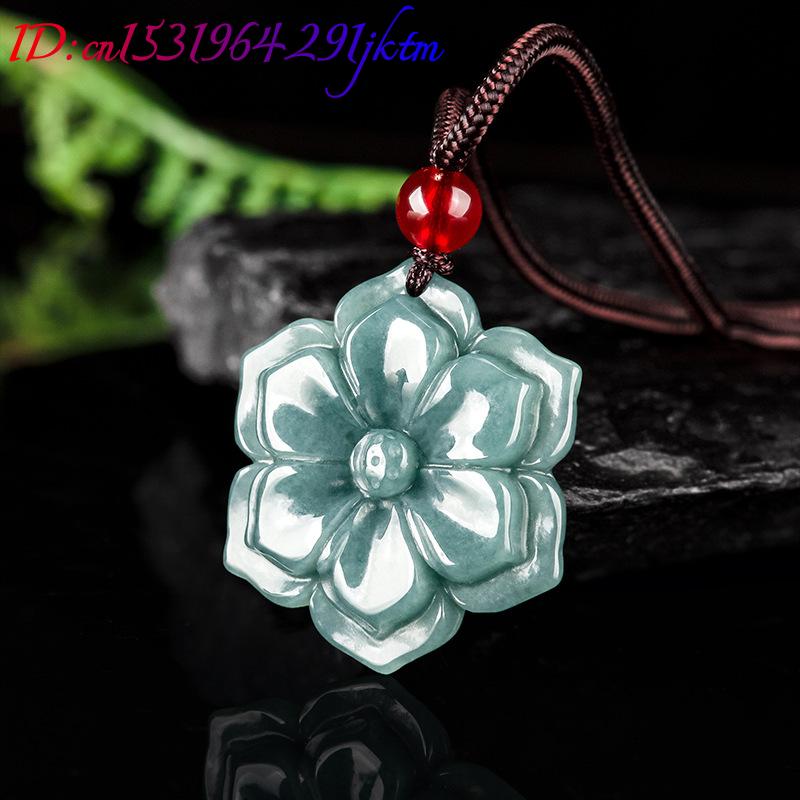 قلادة زهرة من اليشم البورمي، إ - مراجعة Vintage Fashion Necklace وسعره