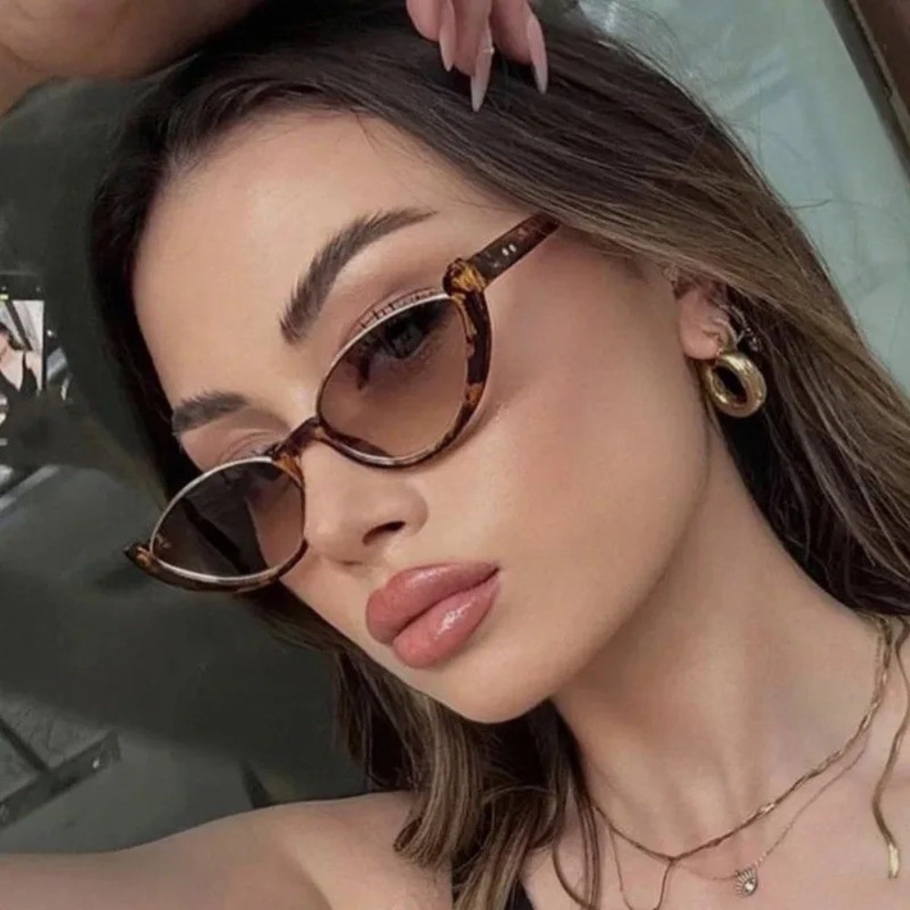 نظارات شمسية كلاسيكية نصف إطار - مراجعة Vintage Fashion Photography وسعره