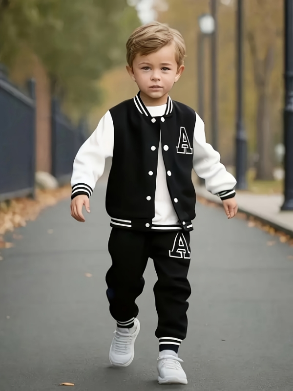 طقم مكون من قطعتين من سترة اسك - مراجعة Varsity Jacket Wool وسعره