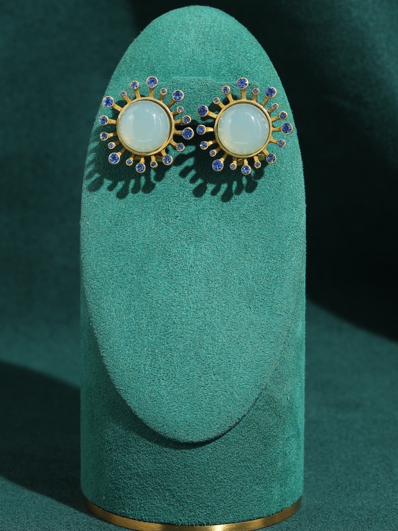 أقراط العقيق الأخضر العتيقة، م - مراجعة Vintage Fashion Jewelry Brands وسعره