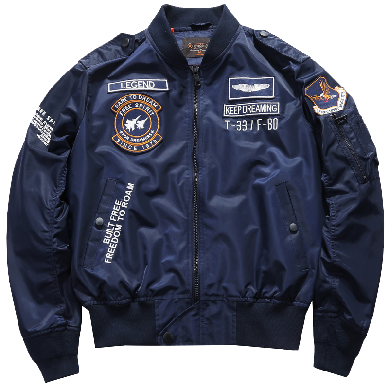 جاكيت منفوخ عسكري تكتيكي للرجا - مراجعة Varsity Jacket Wool وسعره
