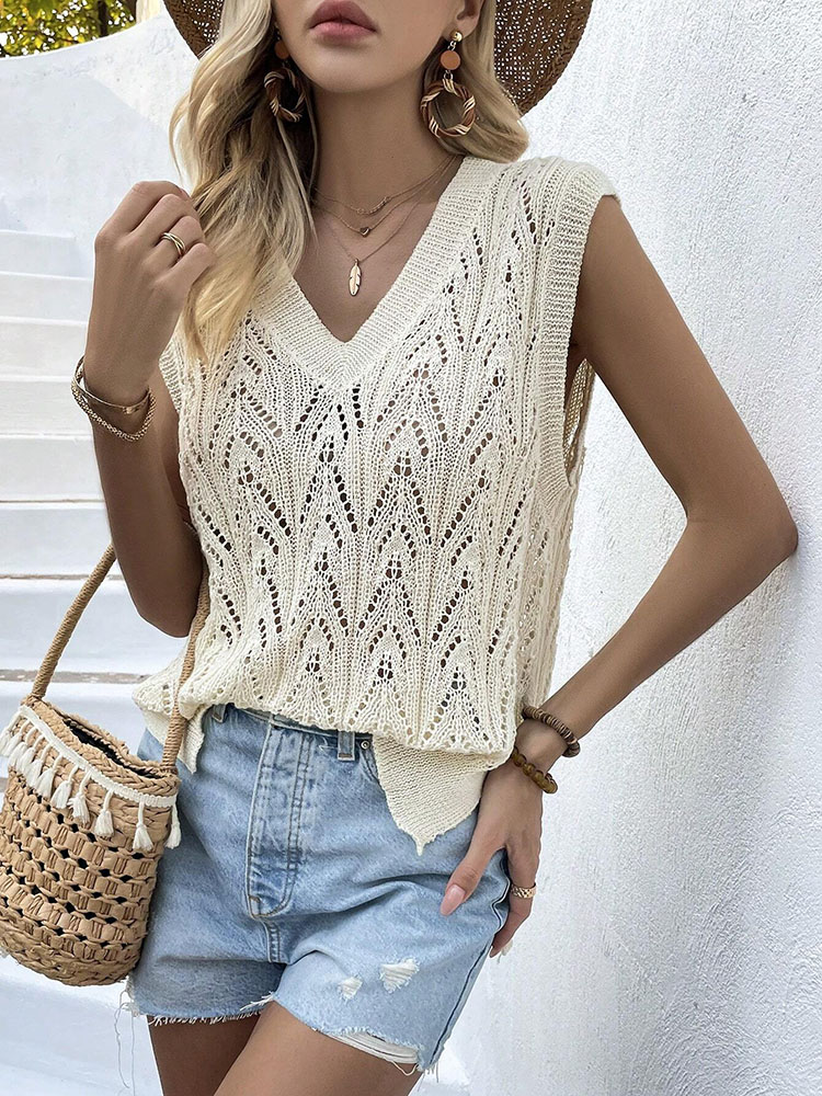 بلوزة نسائية كروشيه بيج بياقة  - مراجعة Crochet Top Boho وسعره