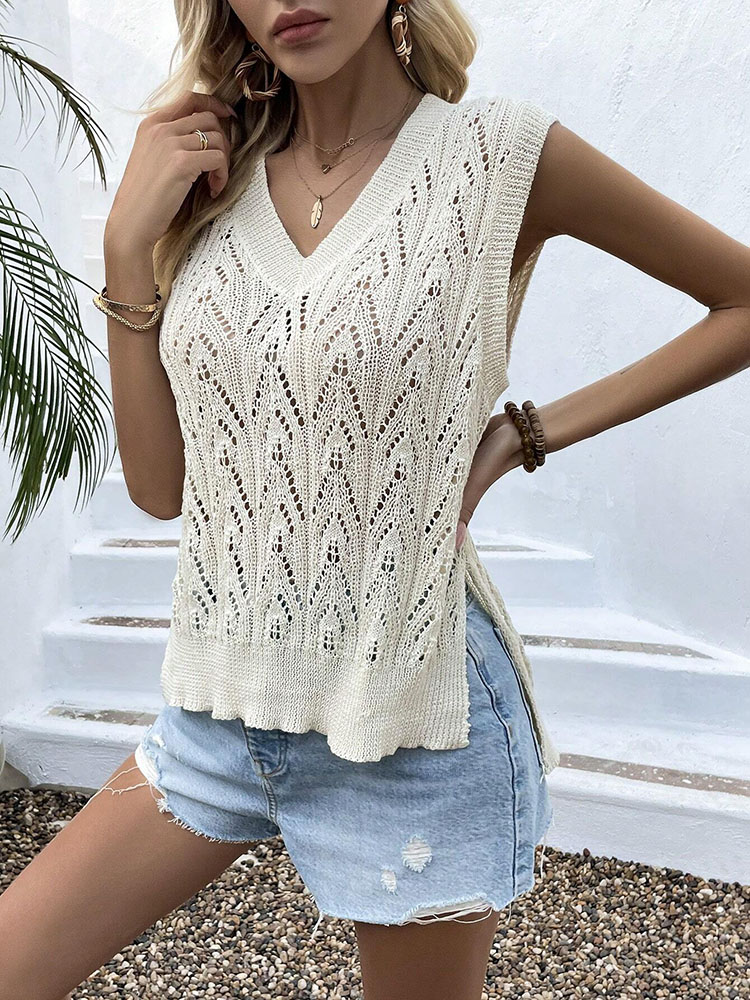 بلوزة نسائية كروشيه بيج بياقة  - مراجعة Crochet Top Boho وسعره