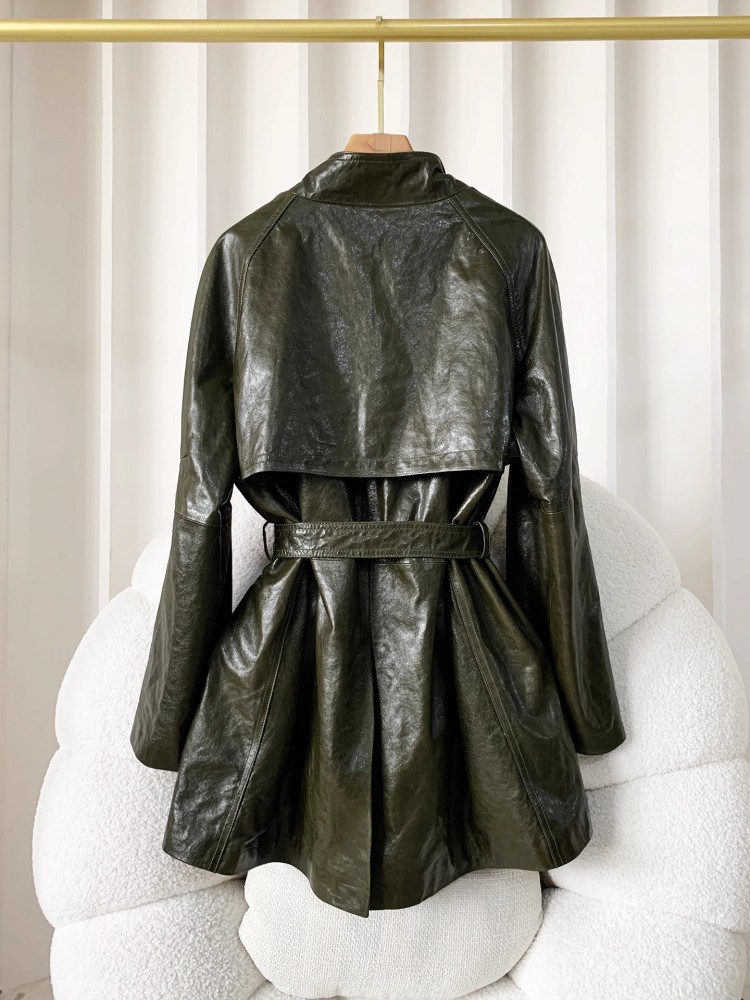 معطف نسائي كلاسيكي طويل متوسط  - مراجعة Vintage Trench Coat وسعره