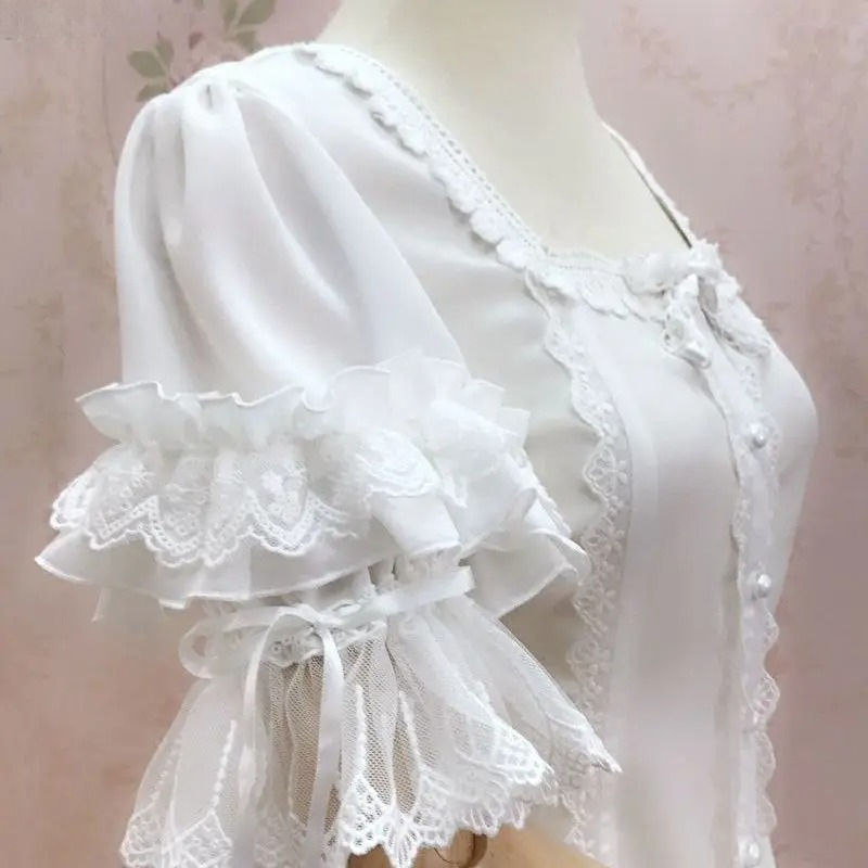 بلوزات نسائية أنيقة بأسلوب لول - مراجعة Vintage Fashion Style Female وسعره