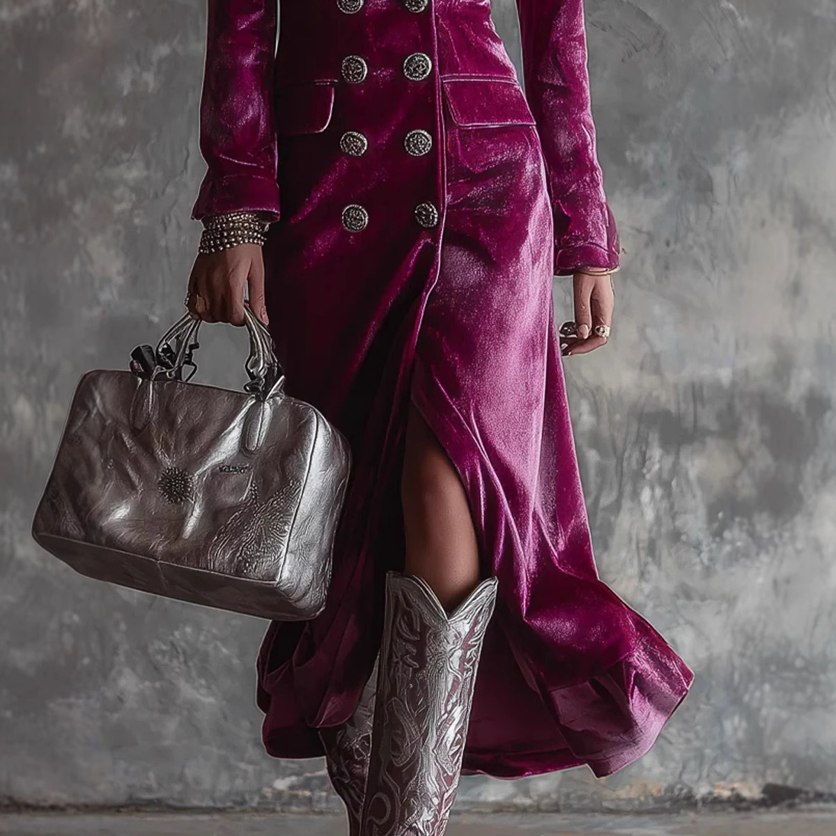 فستان بليزر طويل مخملي عتيق ال - مراجعة Velvet Blazer Vintage وسعره