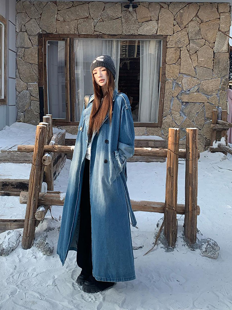 معطف واق من المطر مزدوج الصدر  - مراجعة Vintage Trench Coat وسعره