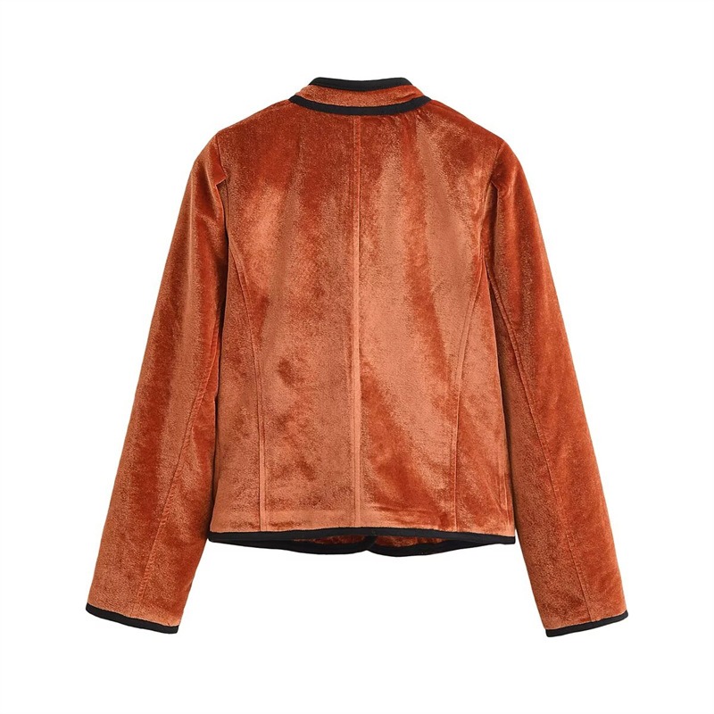 جاكيت بليزر مخملي بياقة قائمة  - مراجعة Velvet Blazer Vintage وسعره