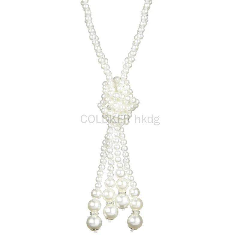 قلادة لؤلؤ على طراز عشرينيات ا - مراجعة Vintage Fashion Necklace وسعره