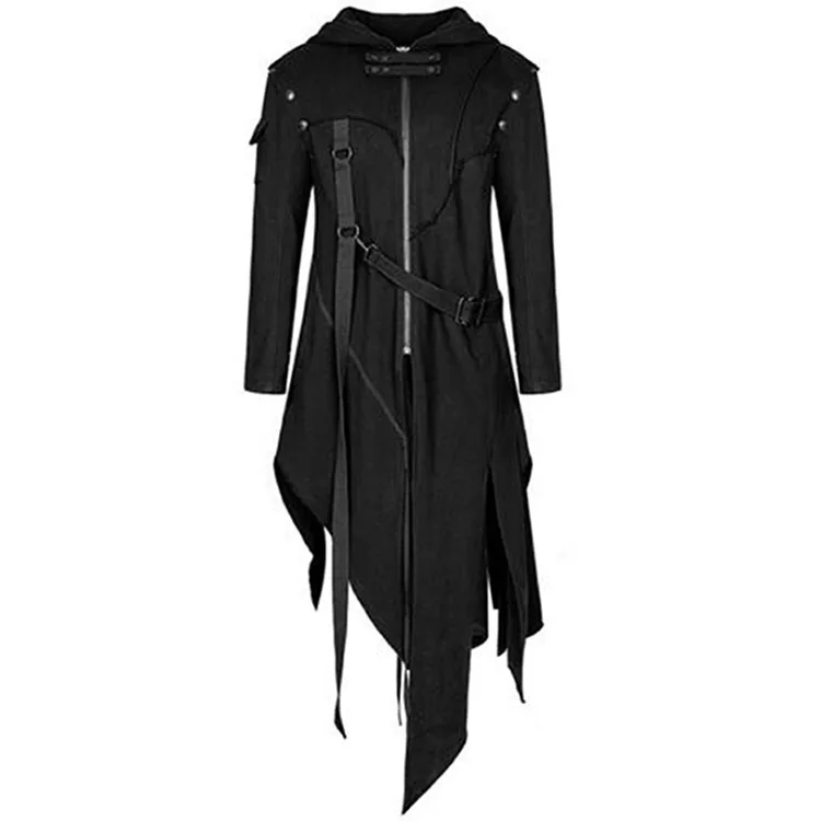 معطف ستيمبانك، سترة قوطية، زي  - مراجعة Vintage Trench Coat وسعره