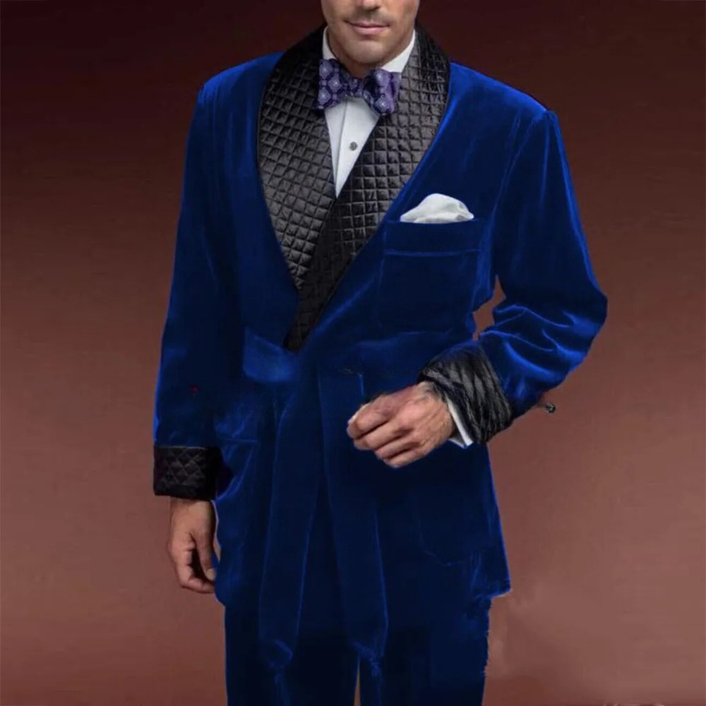 سترات بدلة تدخين مخملية خضراء  - مراجعة Velvet Blazer Vintage وسعره
