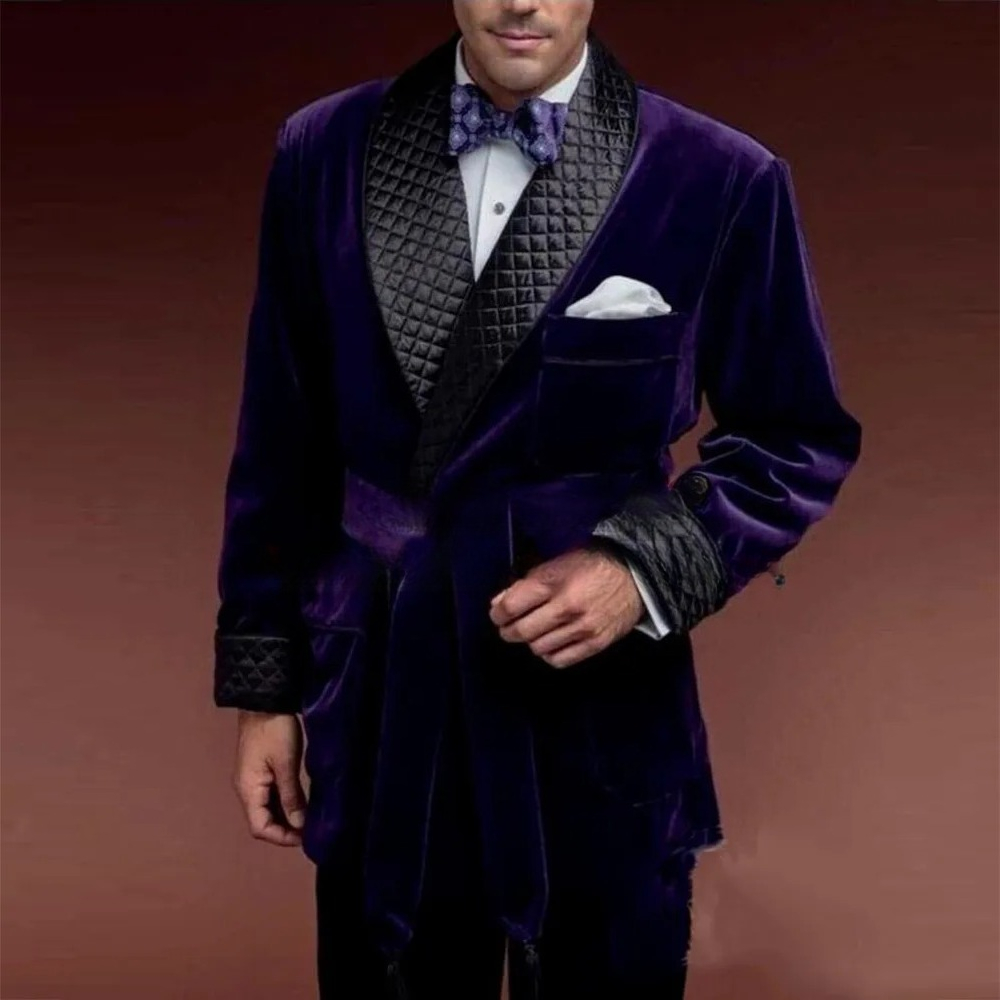 سترات بدلة تدخين مخملية خضراء  - مراجعة Velvet Blazer Vintage وسعره