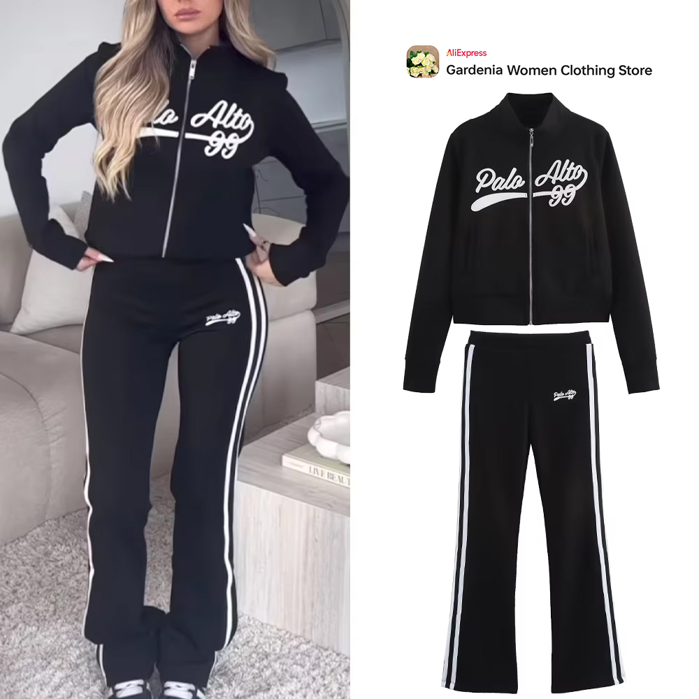 طقم رياضي اسكواش أسود نسائي غي - مراجعة Varsity Jacket Wool وسعره