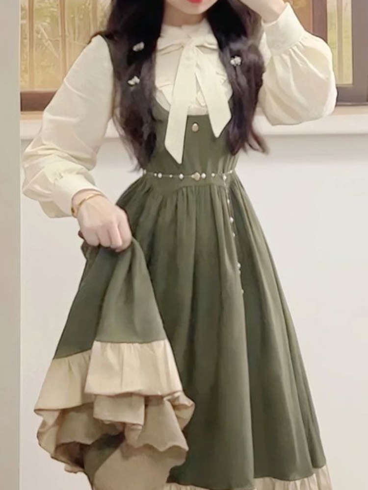 2025 جديد اليابانية الكورية Ka - مراجعة Vintage Fashion Style Female وسعره