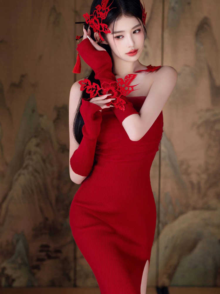 جديد 2026 أحمر بتصميم عتيق للا - مراجعة Vintage Fashion Photography وسعره