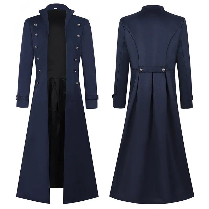 زي عصر النهضة للرجال، معطف طوي - مراجعة Vintage Trench Coat وسعره