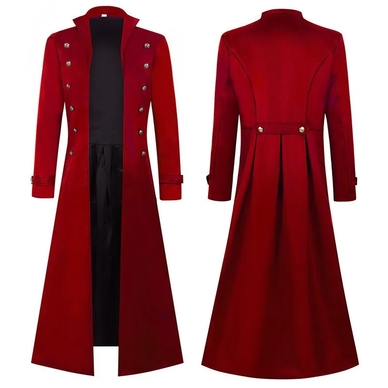 زي عصر النهضة للرجال، معطف طوي - مراجعة Vintage Trench Coat وسعره
