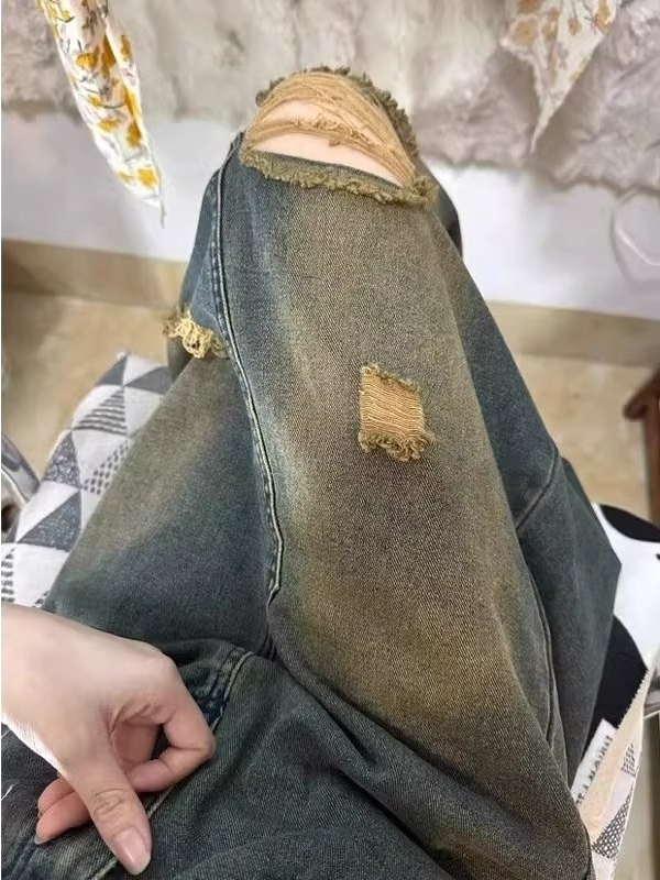 تنورة جينز نسائية بخصر مرتفع و - مراجعة Denim Skirt Midi Vintage وسعره