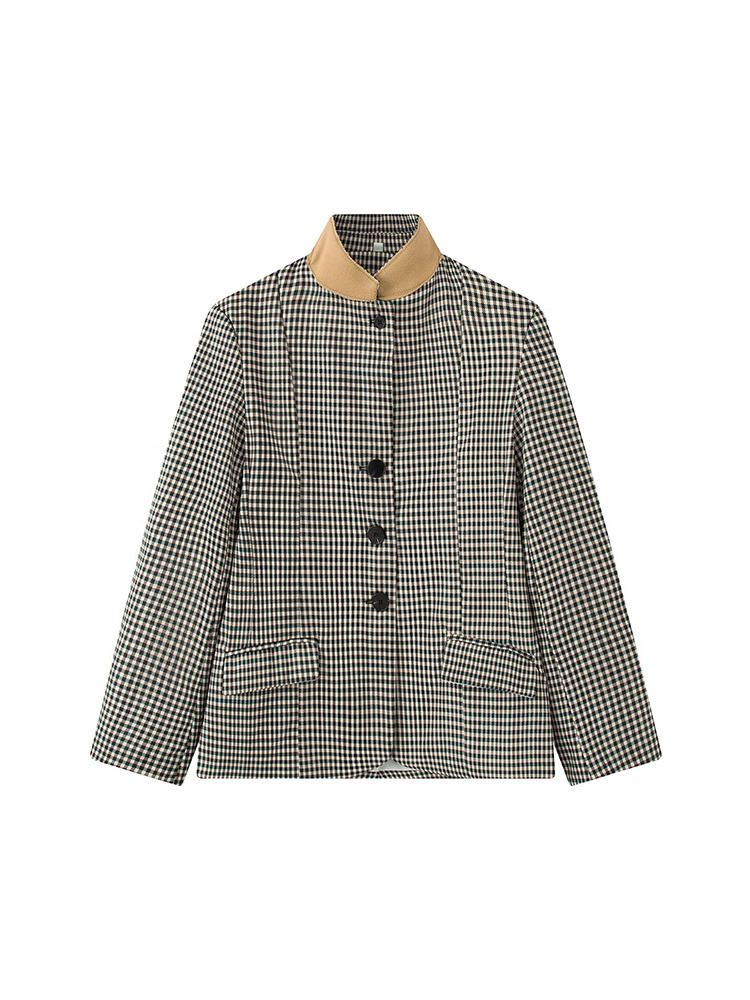 TFMLN جاكيت بليزر نسائي كلاسيك - مراجعة Vintage Trench Coat وسعره