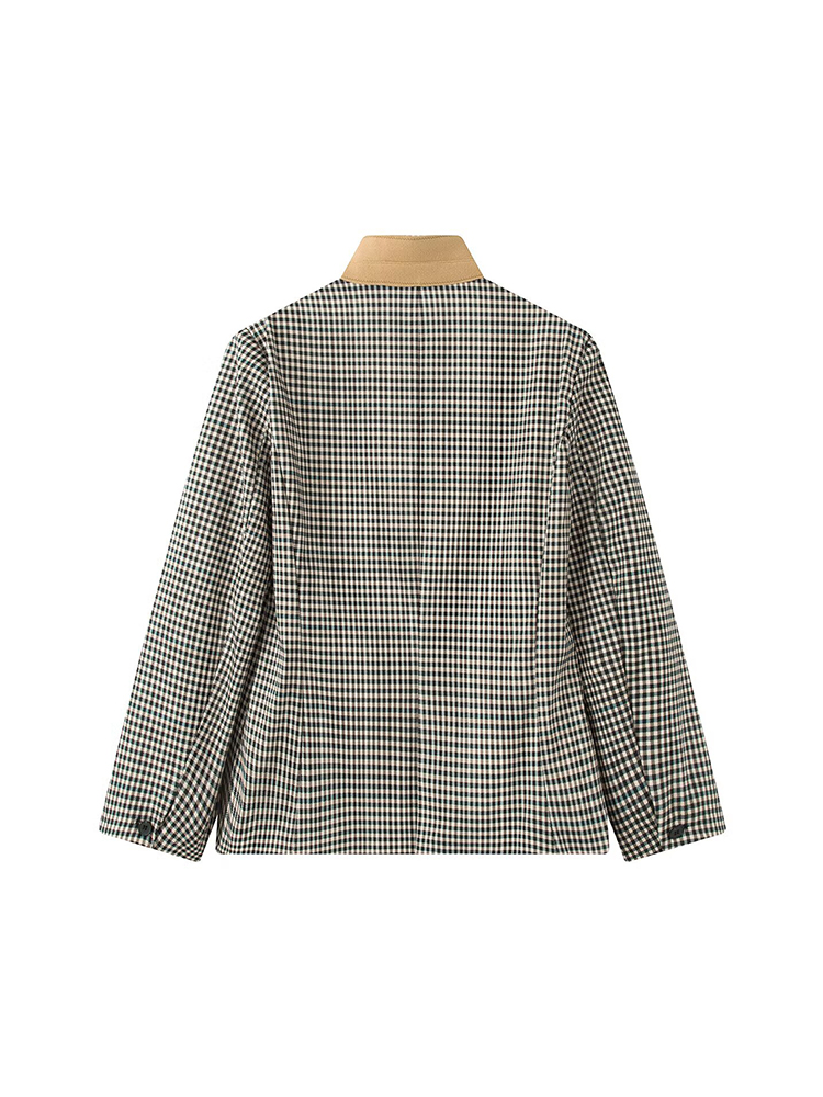 TFMLN جاكيت بليزر نسائي كلاسيك - مراجعة Vintage Trench Coat وسعره