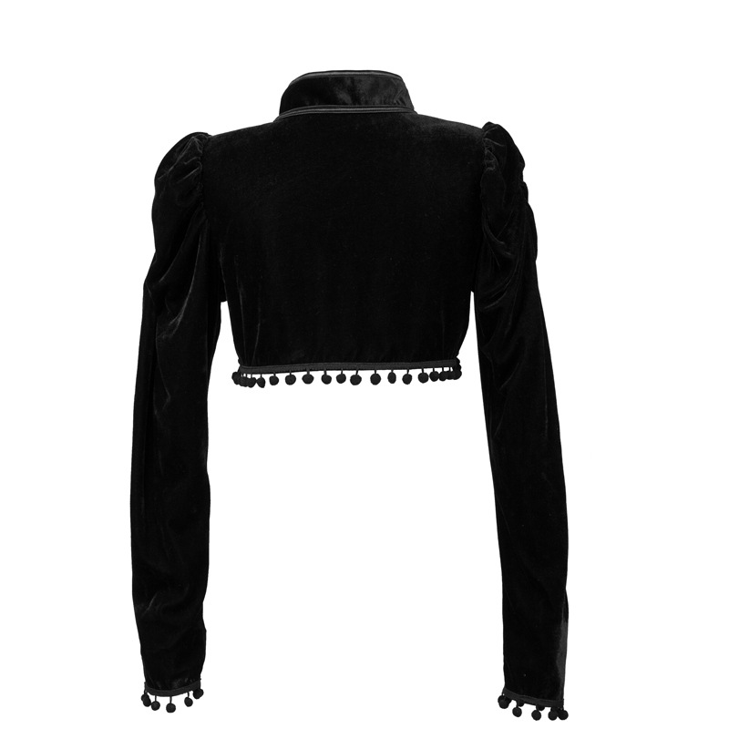 الفانيلا شرابات الوقوف طوق اضا - مراجعة Velvet Blazer Vintage وسعره