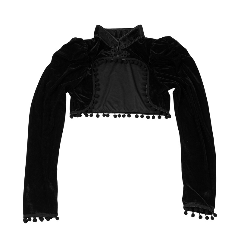 الفانيلا شرابات الوقوف طوق اضا - مراجعة Velvet Blazer Vintage وسعره