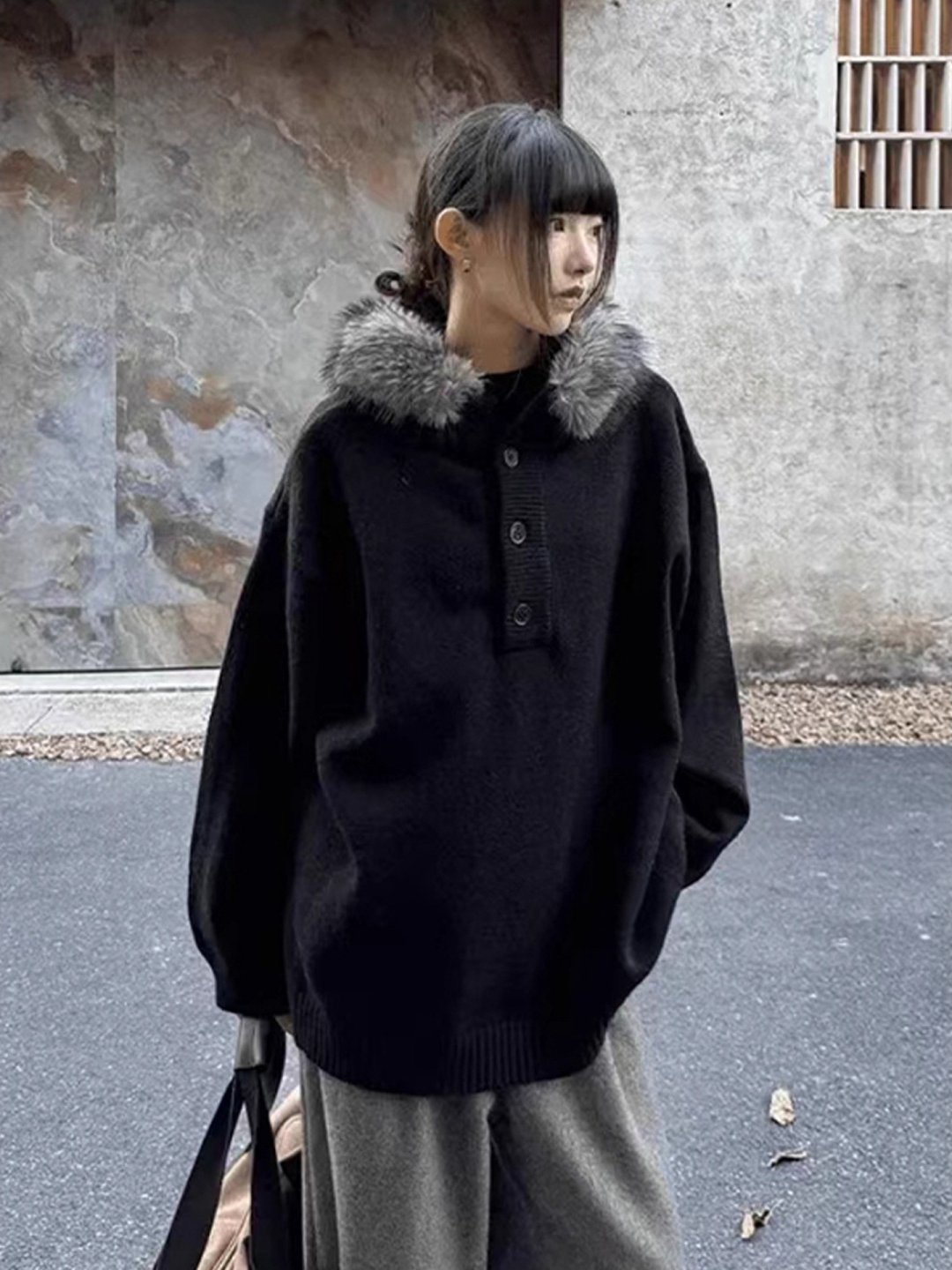 جاكيتات رجالية بنية بياقة فرو، - مراجعة Varsity Jacket Wool وسعره